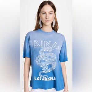 Anine Bing Ashton Snake Tee